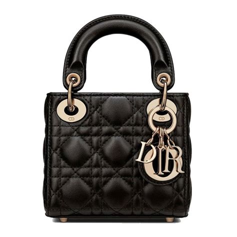 lady dior micro cannage|dior lambskin bag price.